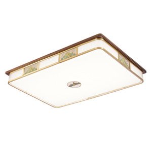 New Chinese Style <b>Ceiling</b> <b>Light</b> <b>Led</b> All Copper Frame Living Room Bedroom Main <b>Light</b> - Product Image 4