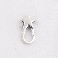 S925 argent Sterling pêche coeur fleur étoile motif homard fermoir crochets pour faire collier Bracelet chaînes connecteur résultats