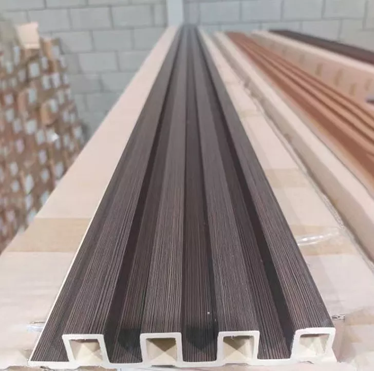 Wood Substitute WPC Louvered Fluted Wall Panels Elegant Versatile