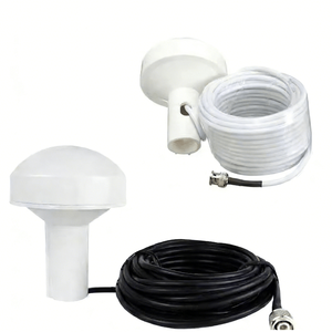 Antenne GPS extérieure 1575,42 MHz 25-30 dBi 5 W pour la réception de signaux GNSS, avec câble RG58 de 10 m, extrémité du connecteur BNC-mâle - Product Image 6