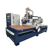 Routeur CNC automatique ATC 1325 de Chine, machine de sculpture sur bois 4*8 pieds pour meubles et armoires de cuisine