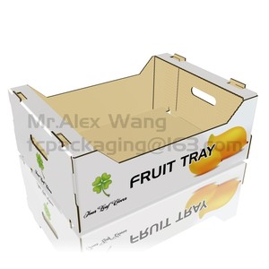 Carton ondulé pliable <span class=keywords><strong>de</strong></span> bonne qualité, personnalisé avec impression <span class=keywords><strong>de</strong></span> marque, pour fruits, légumes, citrons, conteneurs, boîte en papier <span class=keywords><strong>bon</strong></span> marché - Product Image 2