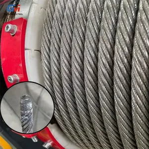 Wire Rope High Tensile Coated Galvanized Ungalvanized 6x36 /6XK36WS IWRC FC Acc.to En12385-4 Bright Steel Customer within 7 Days