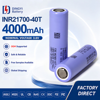 Baterai Silinder Lithium Ion Isi Ulang 21700 50S/40T 5000mah untuk Samsung 50S 35E 30Q 29E 18650