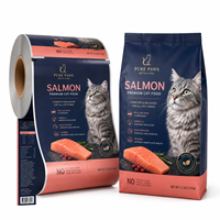 Film d'emballage laminé personnalisé imprimé pour biscuits de bœuf pour chiens, résistant à l'humidité, pour sachets de friandises cuites au four