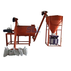 Planta mezcladora de mortero en polvo de mezcla seca de alta eficiencia con mezclador de paletas de doble eje doble, máquina de fabricación de adhesivos para azulejos de masilla de pared - Product Image 4