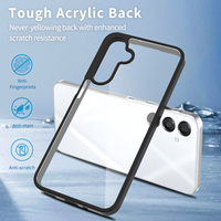 Coque de téléphone hybride TPU PC personnalisée Sanfeng pour Samsung A16 A17 A26 A27 A36 A37 A56 A57, antichoc, transparente, vente en gros