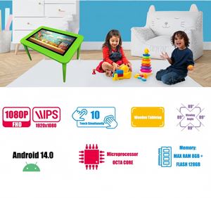Table tactile numérique intelligente avec écran 32 pouces, fabricant OEM, interface utilisateur pour enfants, étanche, compatible Wi-Fi - Product Image 3