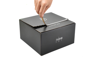 Hộp Giấy Gợn Sóng Thương Mại Điện Tử In Tùy Chỉnh Hộp Giấy Bìa Cứng Tái Chế Dây Kéo Xé Hộp Vận Chuyển Đóng Gói Bưu Phẩm Logo Tùy Chỉnh - Product Image 4