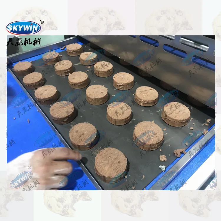 Skywin 쿠키 메이커 기계 만들기 Alfajores 쿠키 예금기 버터 쿠키 만들기 기계