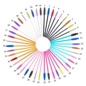 50PCS Cepillo De Limpieza De Pestañas Desechables Spoolies Varitas De Máscara Para Cepillo De Pestañas Cejas Para Pestaas De Maquillaje - Product Image 2