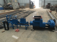 Petite machine de fabrication de briques automatiques en terre cuite rouge, à moteur diesel, pour la production de blocs solides, à vendre