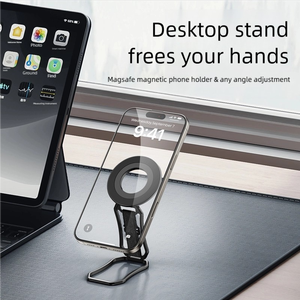 Hands Free N52 Strong Magnet 1600g Hold + Wrist Strap Anti Slip + 360° Rotation 3 in 1 Magnetic Strap <b>Stand</b> for <b>Desktop</b> Handheld - Product Image 5