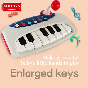 ZhoryaBaby多機能電子楽器ピアノキーボード楽器おもちゃマイク付き