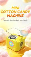 Machine à Barbe à Papa Automatique Portable Nouvelle Génération Alimentée par Prise Électrique Sweet Cloud Maker