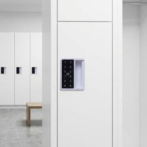 Cerradura Electrónica con Pantalla Táctil de Plástico Anti-Espionaje, Sensor de Microondas y Contraseña Numérica para Casilleros de Supermercado de Madera o Laminado - Product Image 4