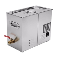 Nettoyeur à ultrasons en acier inoxydable 304, 6l, 40KHz, minuterie numérique, chauffage, Machine à laver Portable