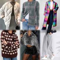 Ventes de liquidation d'usine, vêtements pour femmes, mode automne et hiver, styles variés, inventaire en gros