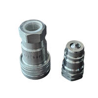 NAIWO 3/8 "BSP Accouplements hydrauliques à déconnexion rapide Coupleurs hydrauliques ISO7241-A Connecteur rapide pour tracteur
