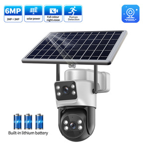 Dual Lens 4G Solar Powered Outdoor Camera 50M Night Vision Cloud Storage Voice Intercom Network CCTV - Product Image 2