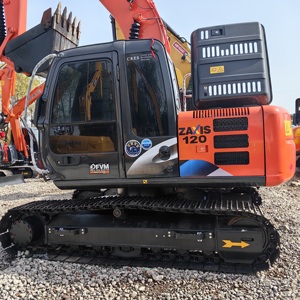 Excavatrice sur chenilles Hitachi Orange ZAXIS 120 d'occasion pour chantier, bon état - Product Image 6