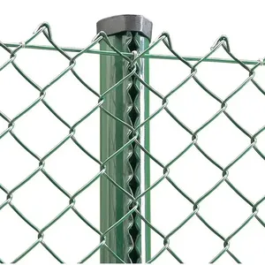 Panneaux de clôture temporaire en treillis galvanisé <span class=keywords><strong>blanc</strong></span>, noir, vert avec poteaux métalliques pour la sécurité des jardins, des cours arrière et des fermes - Product Image 2