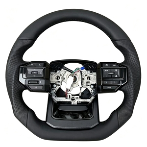 Volante de Cuero para Camioneta Deportiva GR, para Toyota Hilux N70 N80 <span class=keywords><strong>Vigo</strong></span> Revo 2005 2015 Tundra 2010 2015 2026 - Product Image 1