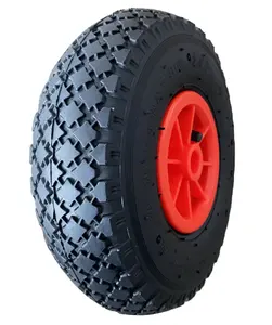 Neumáticos de rueda de goma neumática 3,00-4 para piezas de equipos de manipulación de materiales de carretilla