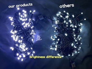 Luces LED de hadas de Navidad impermeables duraderas de alta calidad 110V 20 para decoración al aire libre - Product Image 5