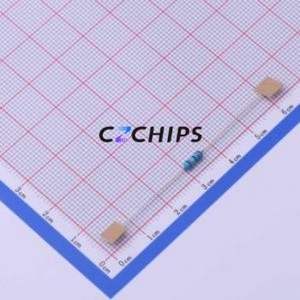 Resistencia de Orificio Pasante RN 1/4W 1R3 F T/B A1, Componente de Orificio Pasante (THT), D2.4xL6.4mm, Película Metálica, 1.3 Ohm, 1%, 250V - Product Image 2