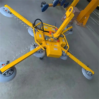 Ventouse à double aspiration horizontale pour verre, alimentée par batterie