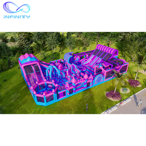 Parque de trampolines de nuevo diseño, parques de atracciones inflables, parque temático inflable al aire libre para parque infantil - Product Image 3