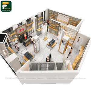 Elegante Exhibidor de Ropa para Tienda, Panel de Tela Suave, Armario para Colgar Prendas - Product Image 2