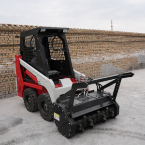 Mini Pala Cingolata con Garanzia di 1 Anno per Cantieri e Fattorie, Caricatore a Ruote Resistente all'Usura con Motore PLC e Ingranaggi - Product Image 3
