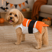 Costume pour animaux de compagnie, vêtements pour chiens, tenue de fête d'Halloween, costume pour chiens de petite à grande taille, fabrication chinoise, vêtements personnalisés