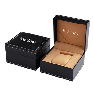 Thấp moq tùy chỉnh hộp đồng hồ biểu tượng tùy chỉnh container bao bì PU Chất liệu da hộp đồ trang sức cho nam giới thương hiệu chất lượng - Product Image 5