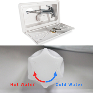 TYTXRV <strong>RV</strong> Exterior Shower Box Kit with Lock Stainless Steel <strong>Faucet</strong> &amp; Hose Camper Trailer Outside Shower Accessories - Product Image 4