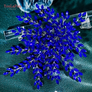 YouLaPan – coiffe de mariée brillante <span class=keywords><strong>pour</strong></span> femmes, diadème en strass, accessoires <span class=keywords><strong>pour</strong></span> cheveux de mariage, coiffes de princesse HP438 - Product Image 5