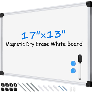 Tableau effaçable à sec décoratif avec <span class=keywords><strong>cadre</strong></span> coloré pour chambre d'enfant, dessin, cours universitaires - Product Image 1