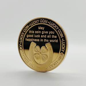 عملة ذهبية للحظ بقطر 4 سم، فكرة هدية، عملة ألعاب بالجملة - Product Image 2