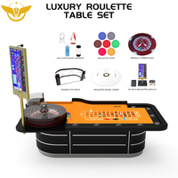 YH Ensemble complet de table de roulette de casino Table de poker pour club de casino