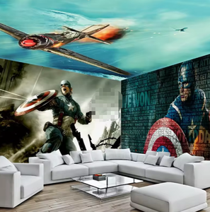 3D <span class=keywords><strong>Hulk</strong></span> superhéroe tema gimnasio mural niños habitación papel pintado impermeable - Product Image 2