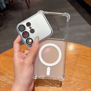 High Quality Frosted Magnetic Air Cushion Mobile Phone Case for Samsung S26 ultra S25 S24 Plus Soft TPU Transparent Back Cover - Product Image 2