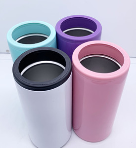 16Oz แก้วเก็บอุณหภูมิสแตนเลส12ออนซ์,แก้วเก็บอุณหภูมิสำหรับเดินทางเก็บความเย็นแขนกระป๋องเบียร์และขวดคูลเลอร์น้ำเย็น - Product Image 3