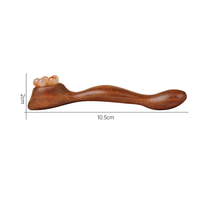 Bâton de massage oculaire personnalisé avec logo, outil Gua Sha facial pour les cernes, les poches sous les yeux, l'élimination des rides, le lifting du visage, masseur d'acupression