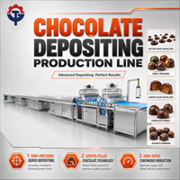 Línea de Producción de Chocolate Industrial de Acero Inoxidable TG-machine, Equipo Completo de Procesamiento: Conchadora, Refinadora, Recubridora y Moldeadora