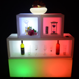Cubo de hielo para discotecas, cubo de hielo para DJ, con luz brillante, soporte para botella de cerveza, para eventos al aire libre, cubo de hielo led para champán - Product Image 2