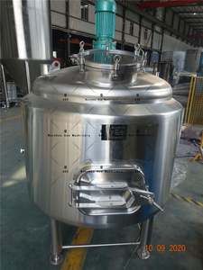 Cuve de brassage en acier inoxydable à double enveloppe de 2500 L, à ouverture supérieure, pour la distillation de whisky de seigle/bourbon, équipement de brassage - Product Image 3