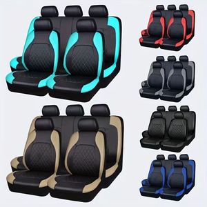 <span class=keywords><strong>Coprisedili</strong></span> <span class=keywords><strong>Auto</strong></span> in Pelle Trapuntata di Lusso <span class=keywords><strong>per</strong></span> Quattro Stagioni, Set Universale Nero <span class=keywords><strong>per</strong></span> Commercio Internazionale, Cina - Product Image 1