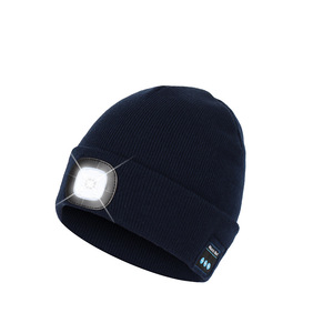Chapeau d'hiver en tricot <span class=keywords><strong>avec</strong></span> écouteurs <span class=keywords><strong>Bluetooth</strong></span> lumineux, lumière LED, lumineux, pour la randonnée en montagne, musique mains libres, chapeau <span class=keywords><strong>avec</strong></span> écouteurs - Product Image 6